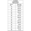 Velikostní tabulka Podowell 1