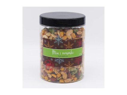 Veľká dóza Mix solených orechov a wasabi 450 g