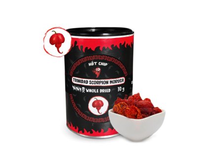 TRINIDAD MORUGA SCORPION – sušené chilli papričky 10 g