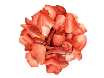 Jahody plátky sušené mrazom – 100 g