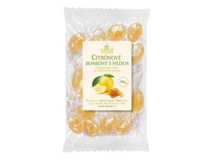 Citrónové bonbóny s medem