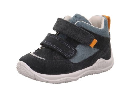 Celoroční kožená kotníková obuv Superfit 1-009411-2010 (Velikost 21)