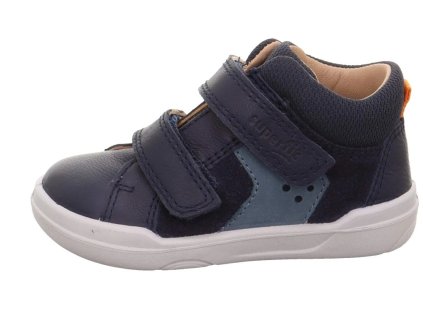 Celoroční kožená kotníková obuv Typ Barefit Superfit 1-000543-8010 (Velikost 25)