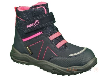 Zimní kotníková obuv s Gore-Tex membránou Superfit 1-009227-8010 (Velikost 26)