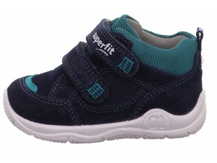 Celoroční kožená kotníková obuv Superfit 1-009417-8020 (Velikost 26)