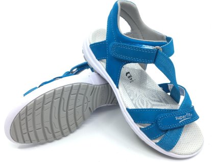 superfit 4-09203-80 dívčí sandál Rainbow (Velikost 33)