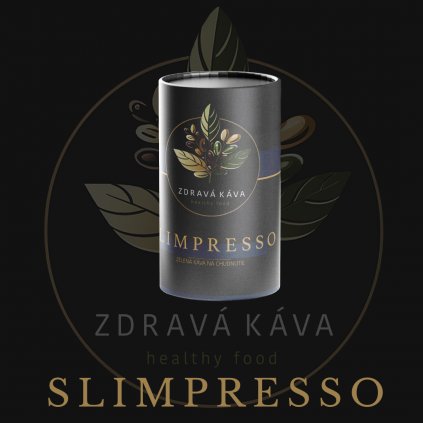 SLIMPRESSO - Zelená mletá káva s detox sirupom NERRA