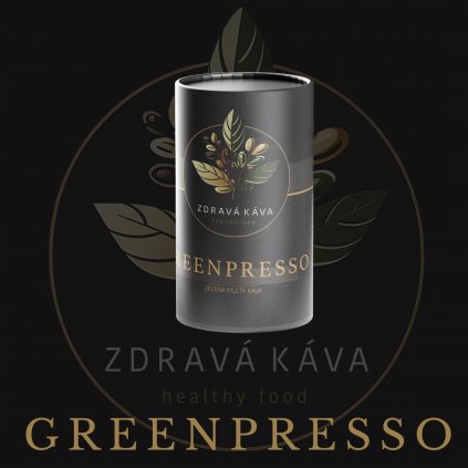 GREENPRESSO - Zelená káva 100% arabika mletá