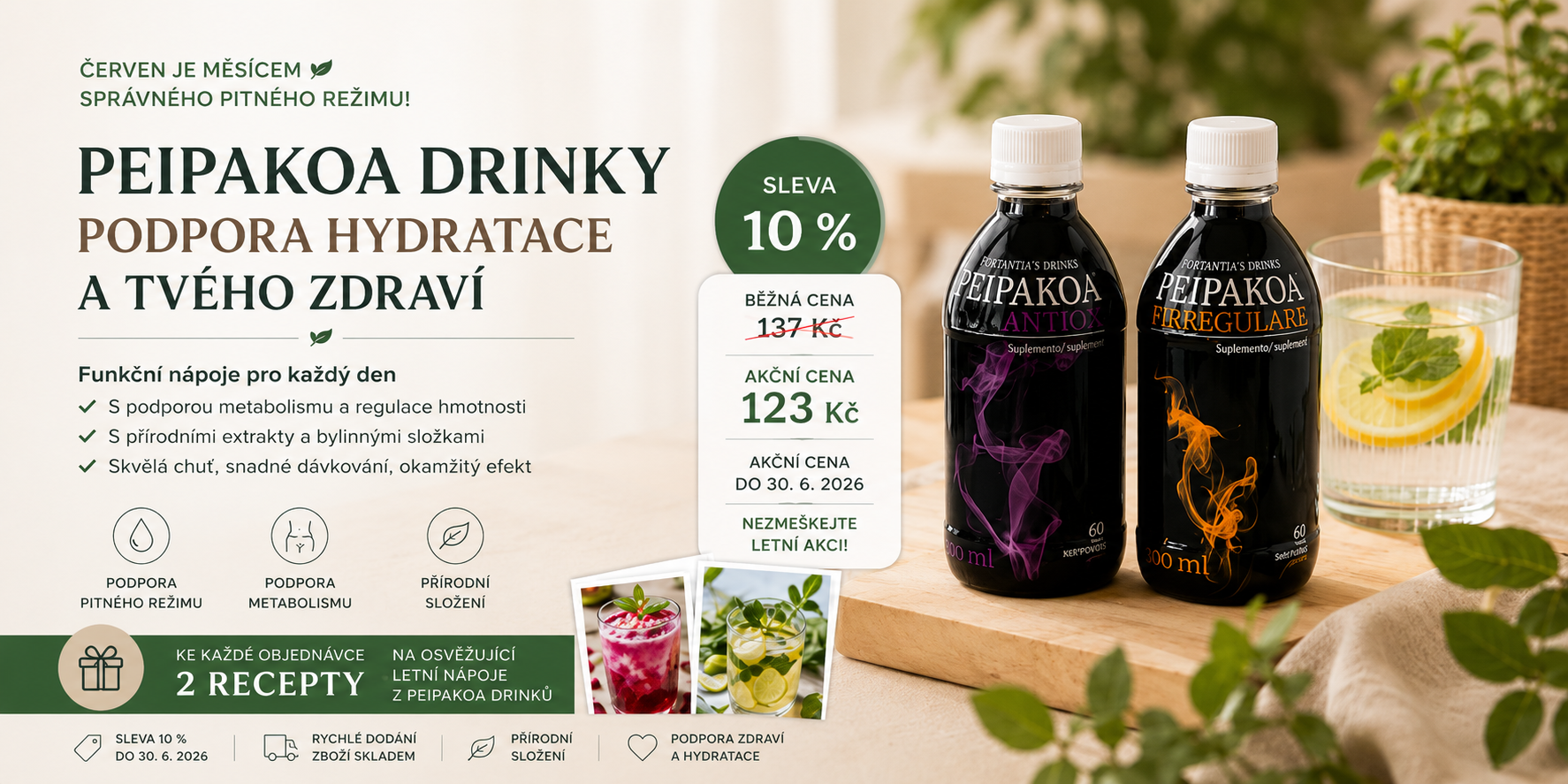 Sleva na drinky PEIPAKOA