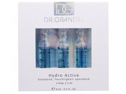 Hydro Active 3x3 ml - oživuje a vitalizuje pokožku  ampule pro lepší, rychlejší a viditelně dlouhotrvající účinek