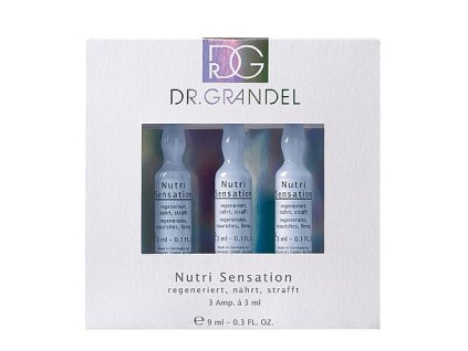 Nutri Sensation 3x3 ml - zpevňuje pokožku ampule regenerují a posilují pokožku a vytvářejí výrazně mladší vzhled