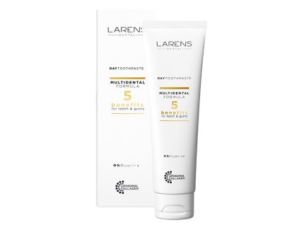 LARENS Dental Day Toothpaste 100 ml - pro péči o zuby, dásně a ústní dutinu na ranní péči v souladu s denním rytmem fungování organismu