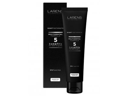 LARENS Dental Night Toothpaste 100 ml - pro péči o zuby, dásně a ústní dutinu při prevenci onemocnění dásní a periodontálních onemocnění a parodontitidy