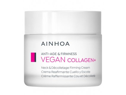 Ainhoa Vegan Collagen+ Neck Decolletage Cream zpevnujici krem na krk a dekolt 50 ml