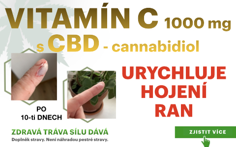 Vitamín C s CBD pomáhá urychlit hojení ran