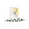 CBD Vitamín C 90 vysypané kapsle kolem krabičky