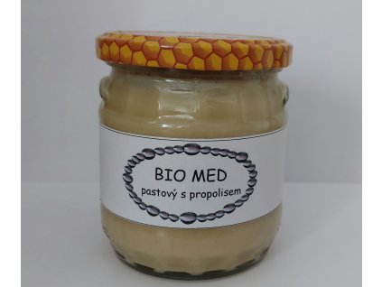 BIO med pastový s propolisem 500 g