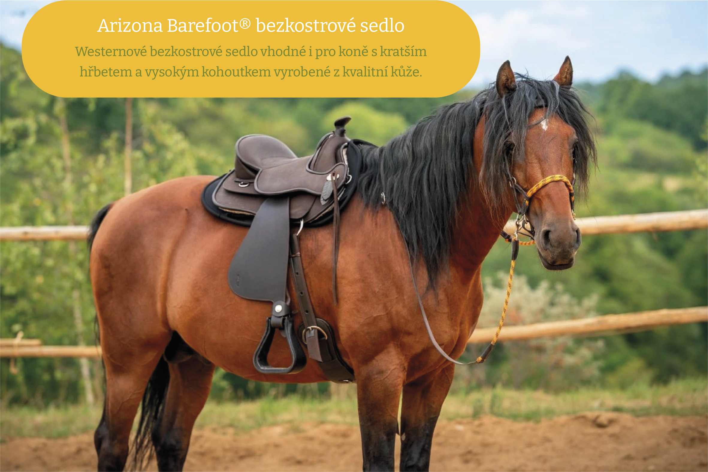 Arizona Barefoot® bezkostrové sedlo
