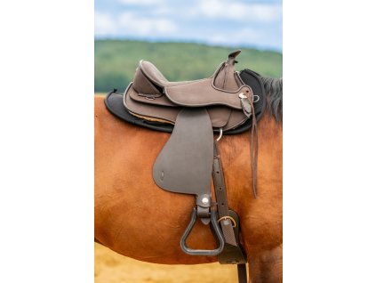 Westernové kožené fendry široké Barefoot®