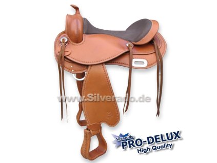 Westernové sedlo Silverado DELUXE SHORTY