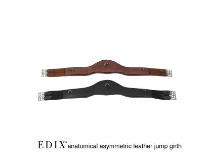6.6503.12 EDIX asymmetric soft leather elastic jump girth IMG 7635 scaled
