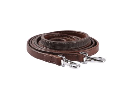 8.9730.2105 EDIX leather anti slip reins brown IMG 7405