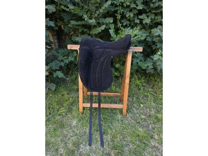 Sedlo-pad Royal - černý semiš vel. 18"