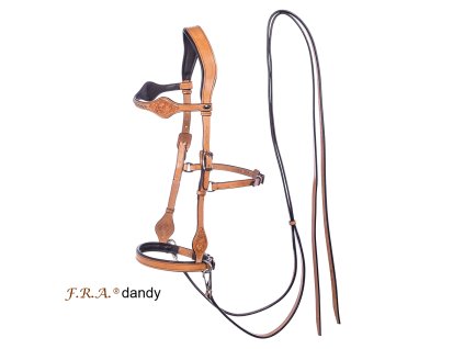 F.R.A. Dandy bezudidlová sidepull uzdečka