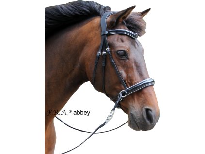 F.R.A. Abbey bezudidlová sidepull uzdečka
