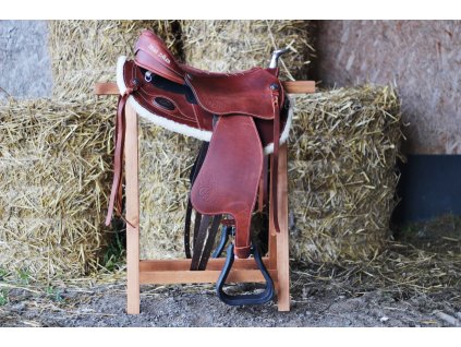 Ghost® USA bezkostrové westernové sedlo vel. 17" piccolo, semiflexx base