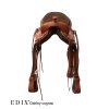 1.0159.214200 EDIX Oakley Western saddle cognac, Django tooling IMG 5458