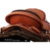 1.0159.214200 EDIX Oakley Western saddle cognac, Django tooling IMG 5468
