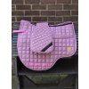 EDIX contoured DRsaddlepad stirrup protectioncover glitter Pink 1