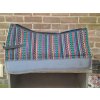 1.0900.351300 EDIX westernpad woolfelt Teal Aztec