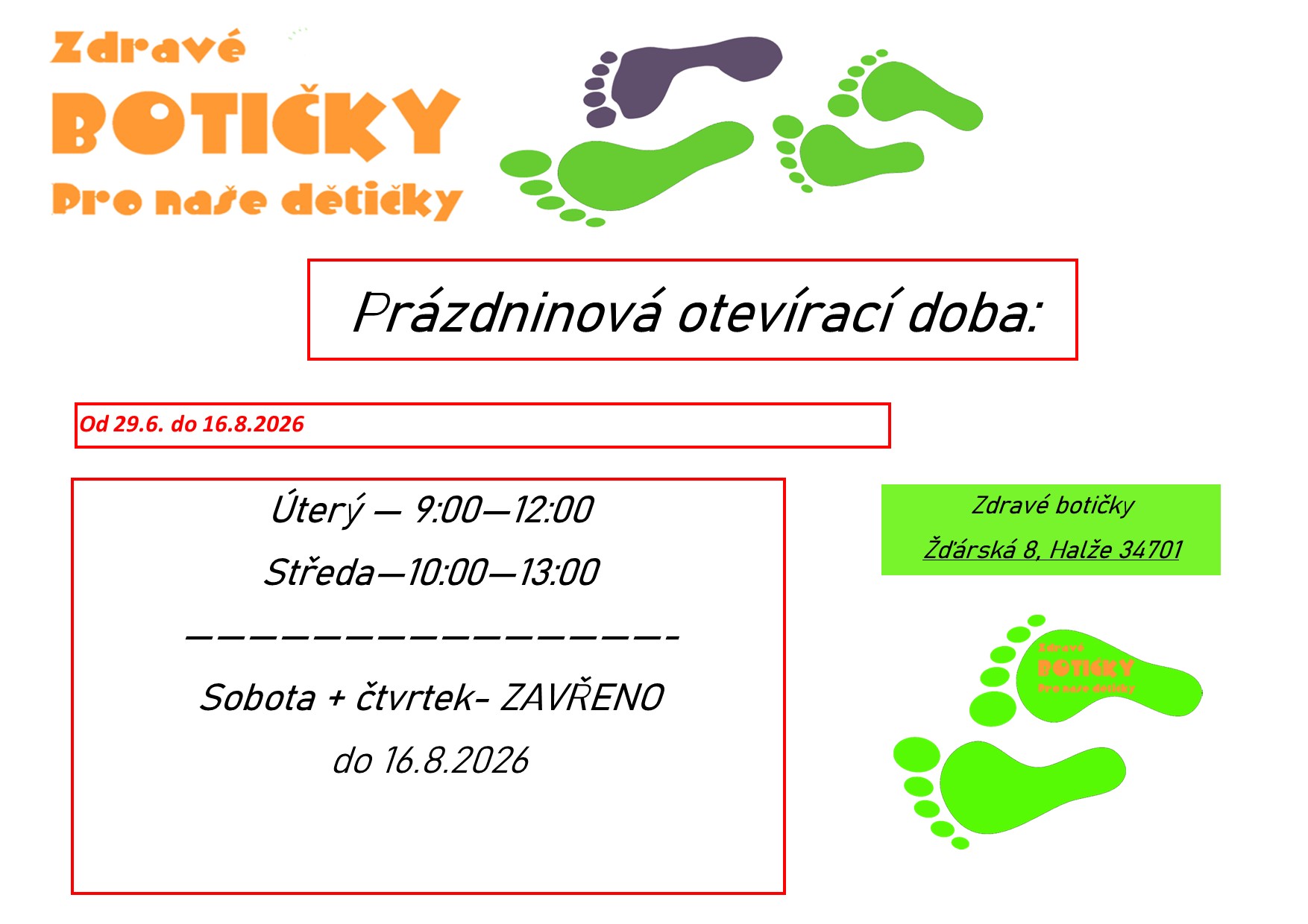 Otevírací doba