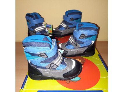 Protetika chlapecká zimní obuv MARON blue PRO-tex