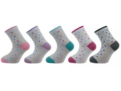 Novia ponožky dívčí puntík 1545