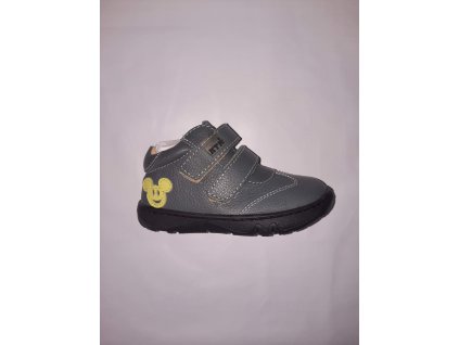 KTR® celoroční obuv MICKEY 04 šedá/khaki