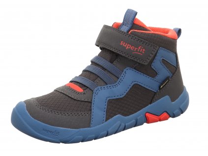 Superfit BAREFIT celoroční obuv TRACE Grau/Blau 1-006034-2000