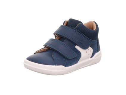 Superfit celoroční obuv SUPERFREE Barefit Blau/weiss 1-000543-8020