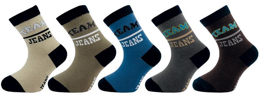 Novia ponožky Team jeans 1553 30-32 Barva: Modrá, Velikost ponožky: 30-32