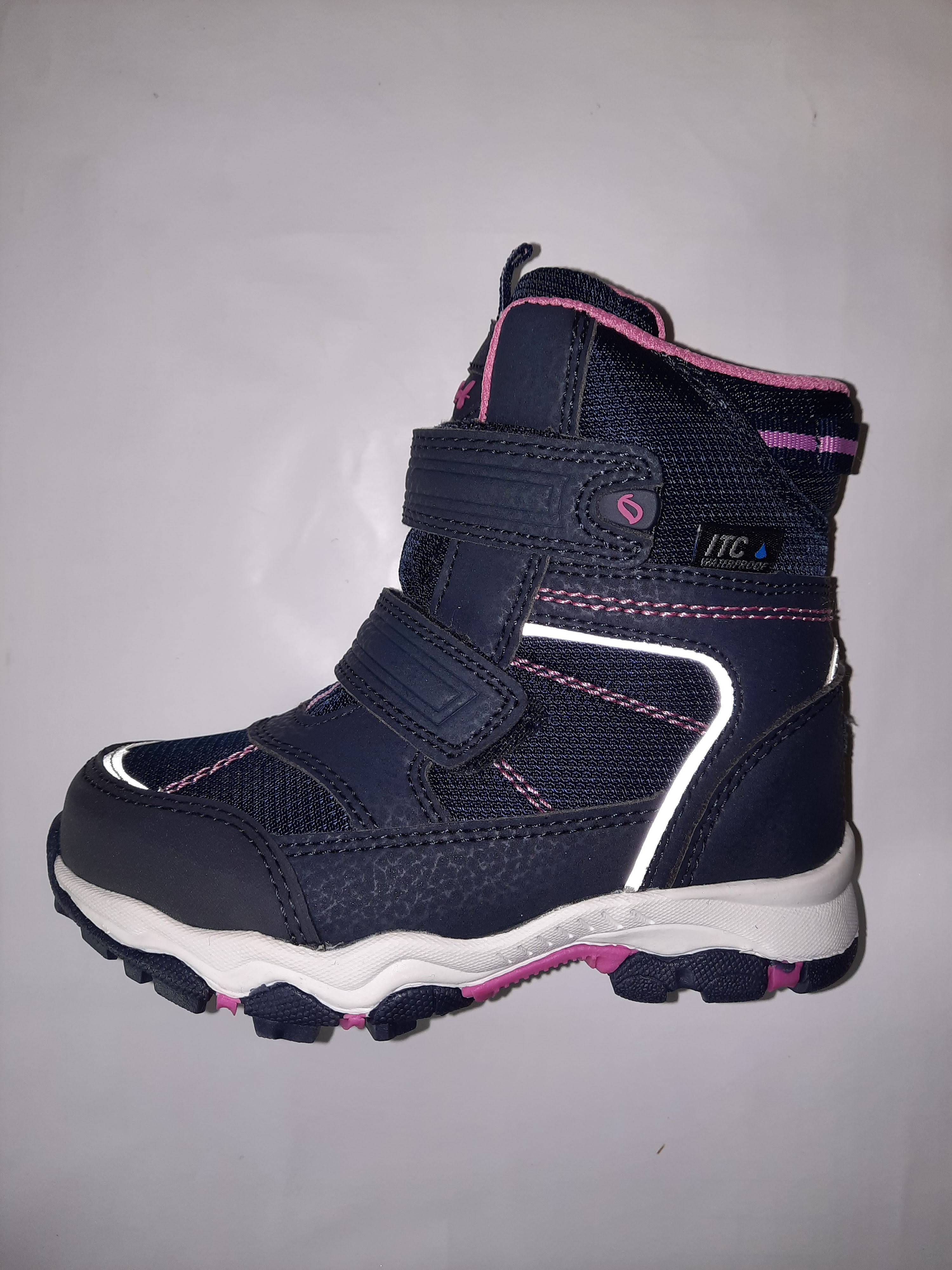LEAF dívčí obuv Siljan navy/pink ITC Waterproof Velikost: 30