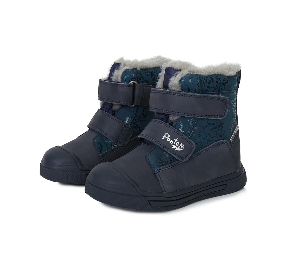 PONTE 20 zimní obuv Royal blue Aqua-TEX DA07-3-467A Velikost: 28