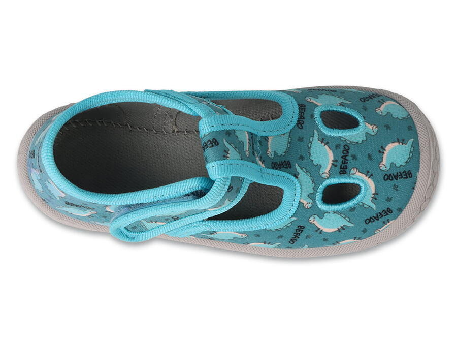 Befado sandálky/přezůvky tyrkysová DINO 630P010 Velikost: 19