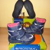 Protetika dívčí zimní obuv Deneris Navy PRO-tex