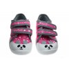Befado tenisky / plátěnky růžový Panda 907P132