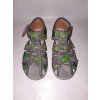 MILAMI přezůvky/sandálky DINO šedá/zelená