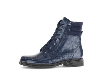 Dámská kotníková obuv Gabor artikl 74.672.96 modré lakové