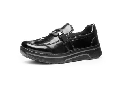 Dámské mokasíny ARA artikl 12-27551 01 černé lak SAPPORO 3.0