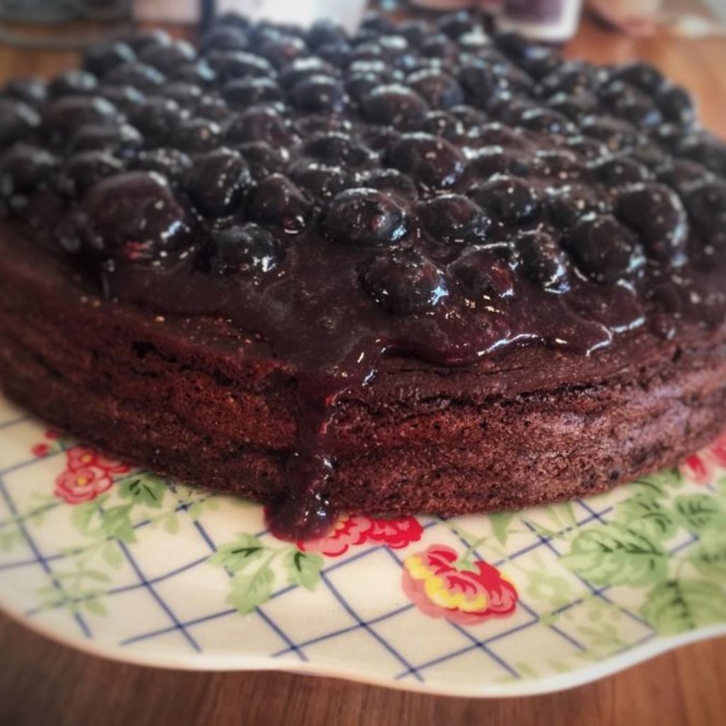 Čučoriedkový koláč (AIP)